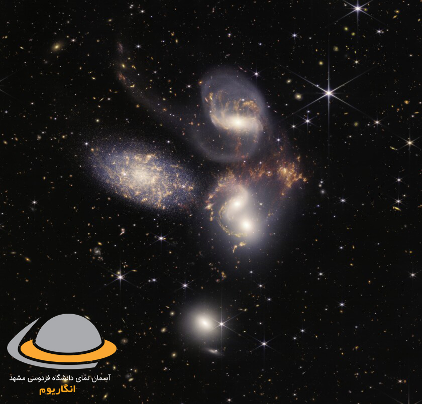 کهکشان پنج تایی استفان، مجموعه تصاویر تلسکوپ جیمز وب